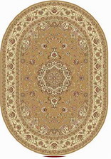 Ковер BUHARA_d158, 2,4*4, OVAL, BEIGE